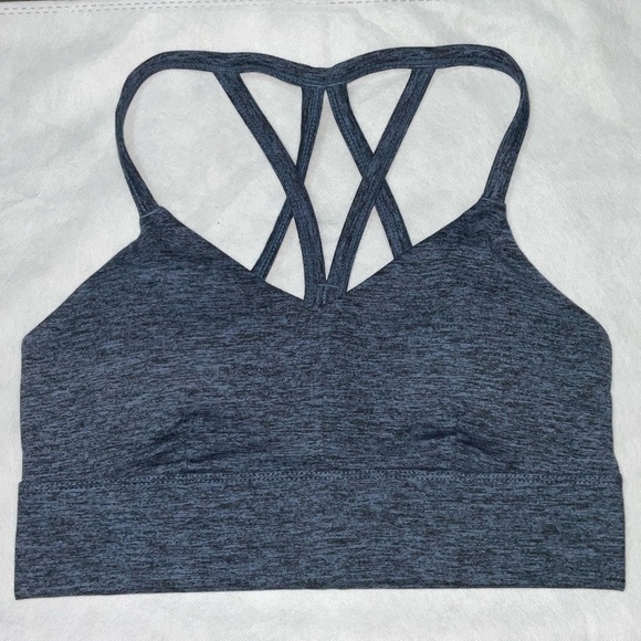 JoyLab Sports Bra. Gray Criss Cross Straps Sz.Small NWT - Picture 5 of 5